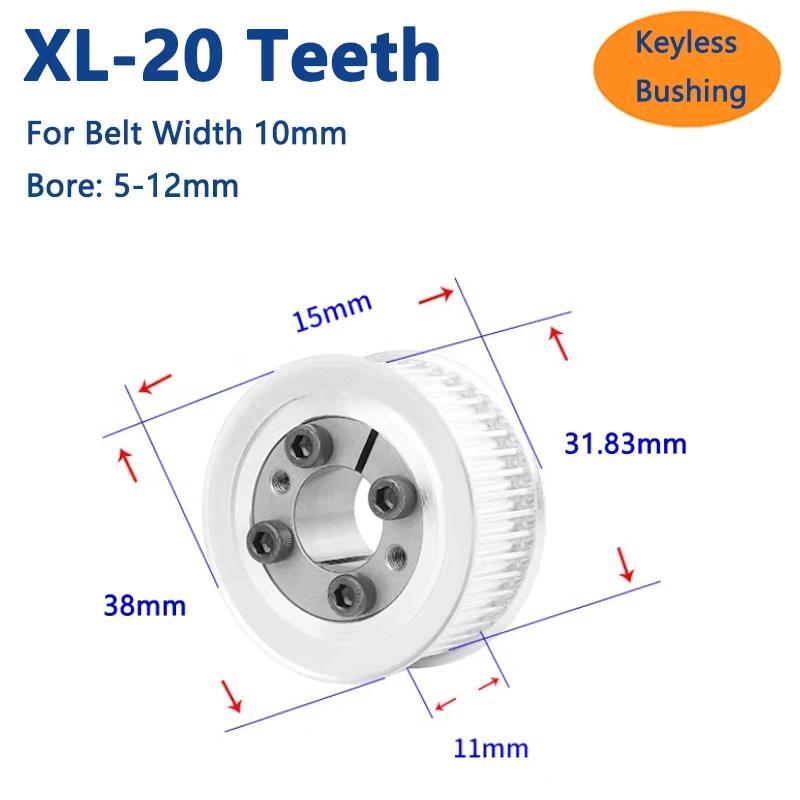 XL Ȯ   , 20 , 20 T Ű ν Ÿ̹ , Ʈ ʺ 10mm  5 6 6.35 8 9-12mm, 1 